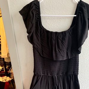 Black Off The Shoulder Jumpsuit